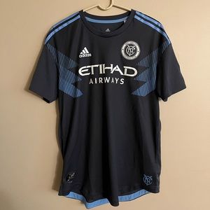 2018 Adidas Men’s New York City FC Player Issue Jersey Size Large